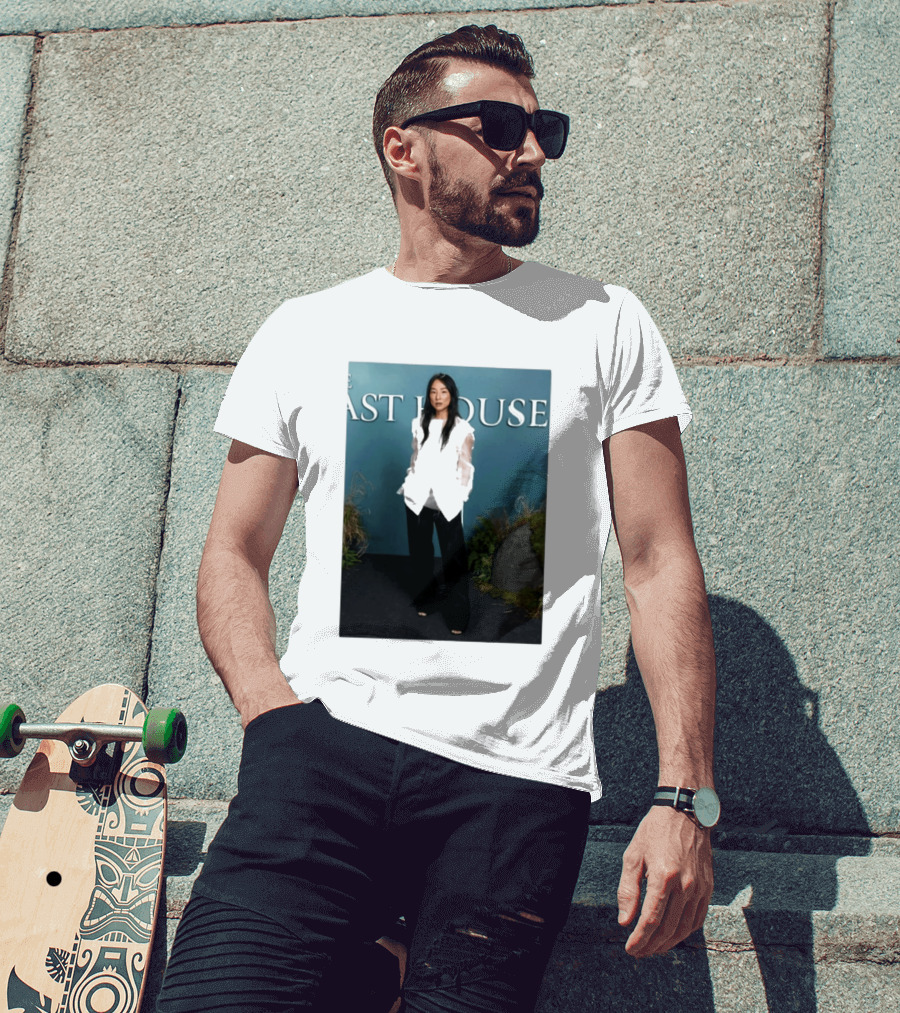 The Last House Fashion Greta Lee The Row T-Shirt