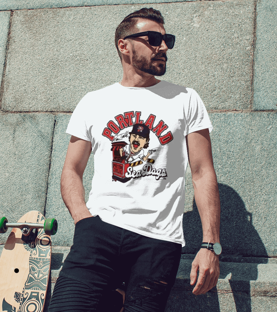 Payton Tolle Portland Sea Dogs Baseball T-Shirt