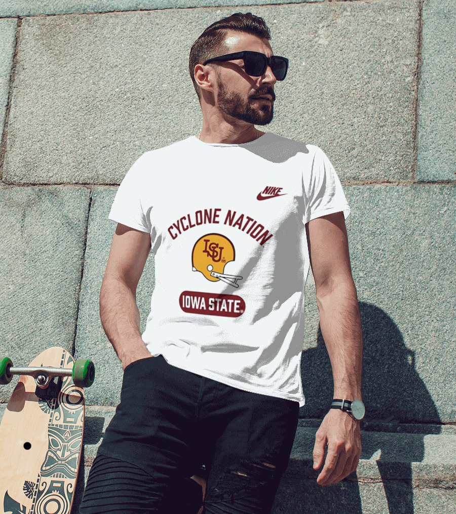 Cyclone Nation Iowa State ISU Football Nike T-Shirt