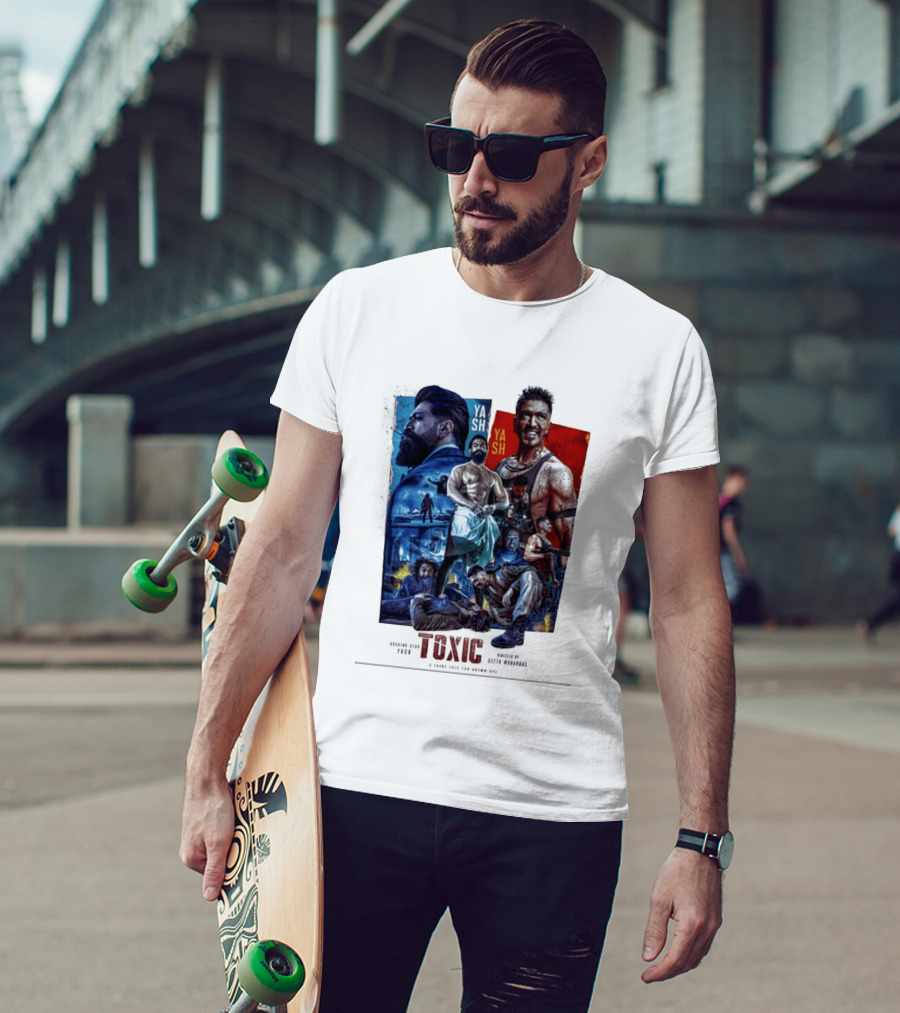 Yash Toxic A Fairy Tale For Grown Ups Rugged Warrior Action Adventure T-Shirt