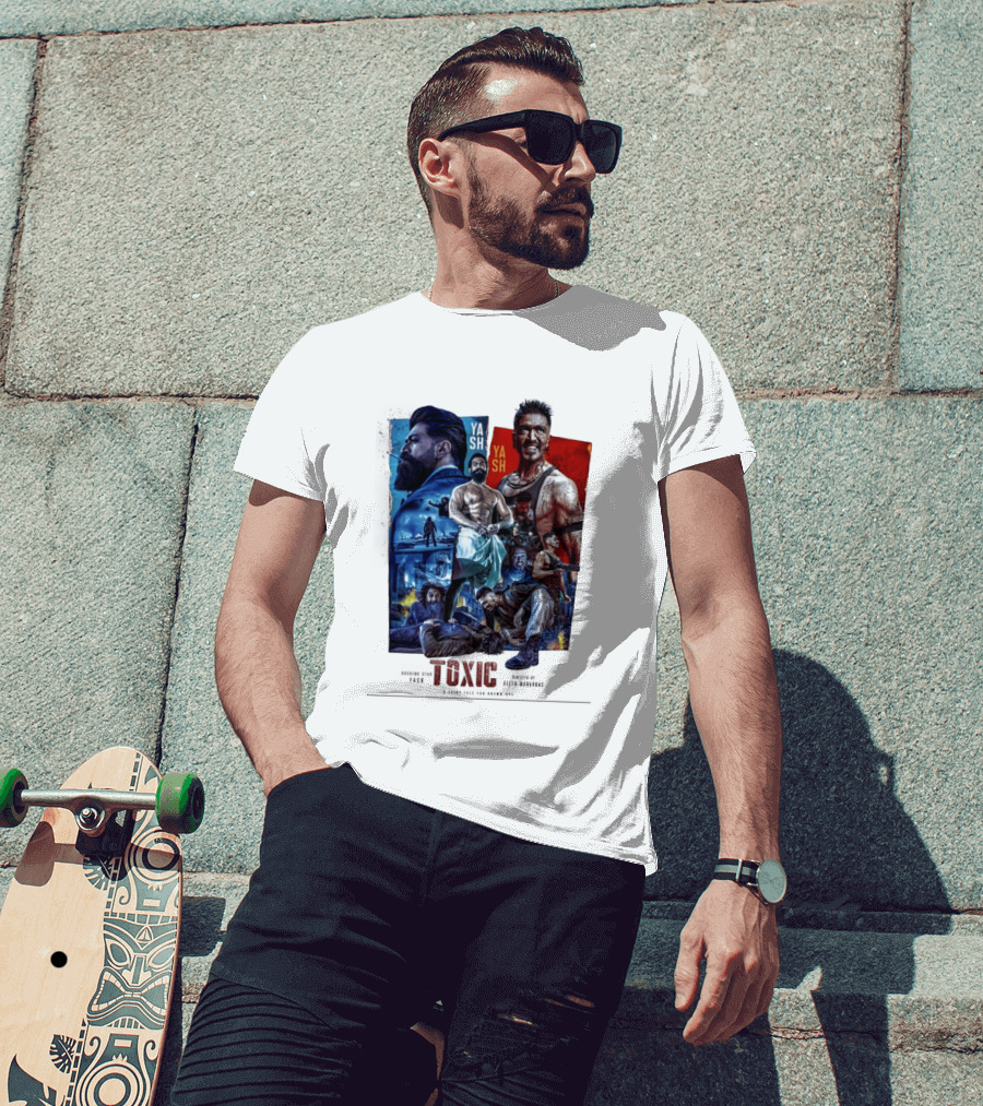 Yash Toxic A Fairy Tale For Grown Ups Rugged Warrior Action Adventure T-Shirt