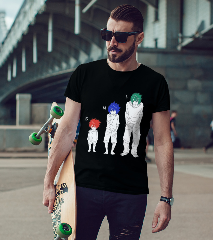 S M L Beyond Birthday Mello L Lawliet Colorful T-Shirt