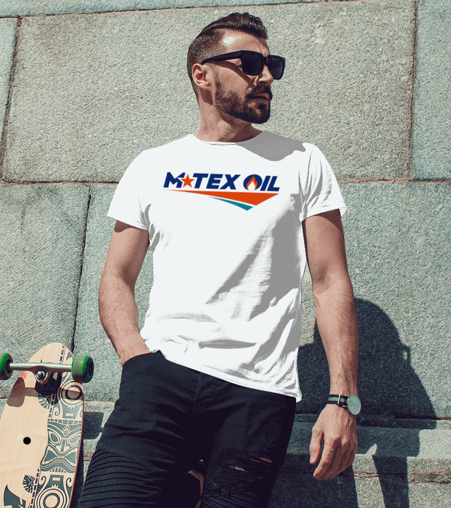Matex Oil Gas Petroleum Brand Star Flame T-Shirt