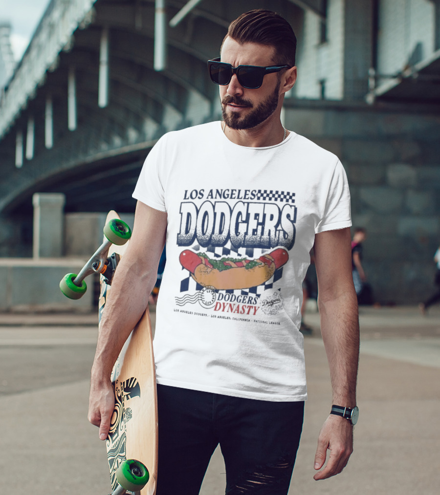 Los Angeles Dodgers Hot Dog Dynasty T-Shirt