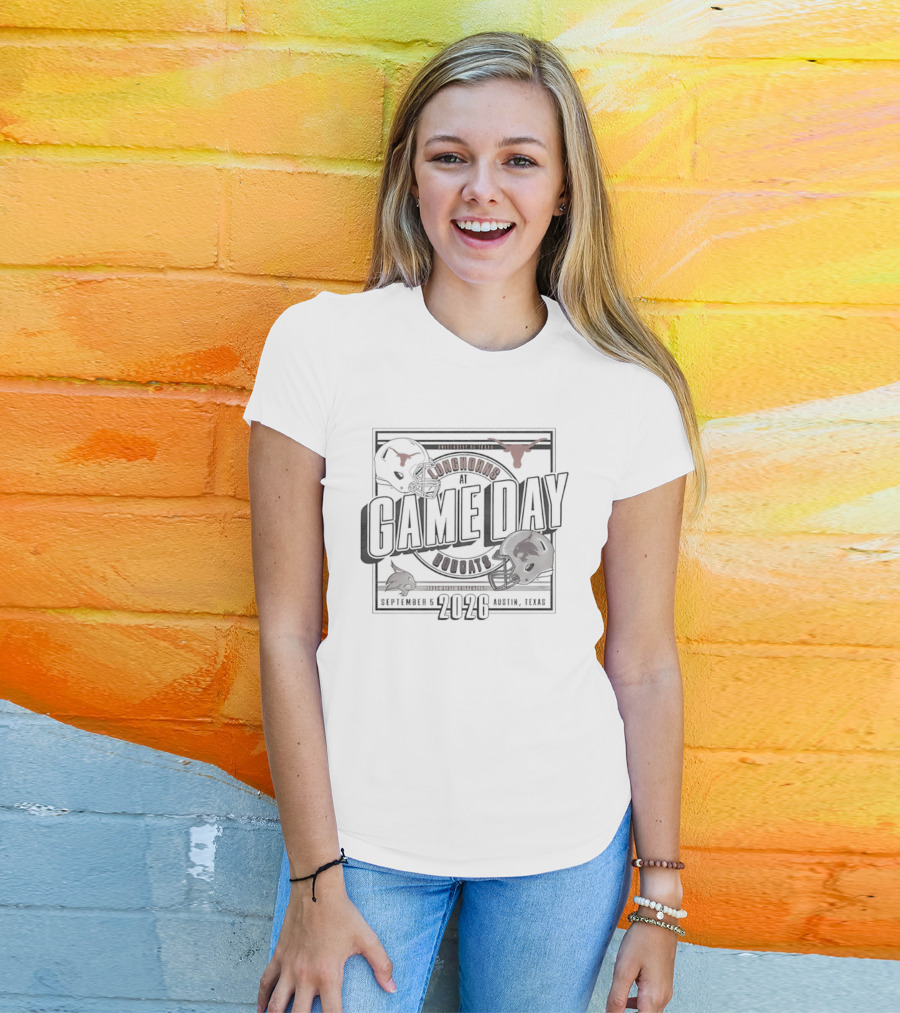 Texas Longhorns Vs Texas State Bobcats Football September 5 2026 Austin Texas T-Shirt