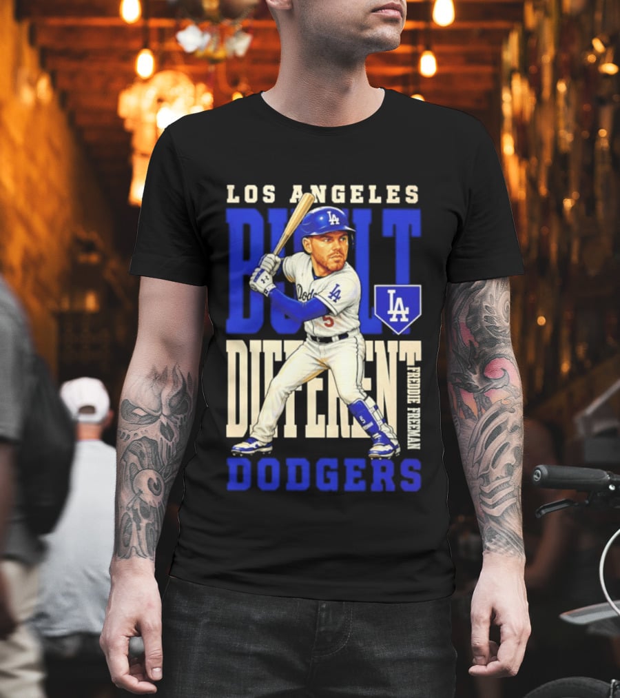 Los Angeles Dodgers Built Different Freddie Freeman MLB T-Shirt