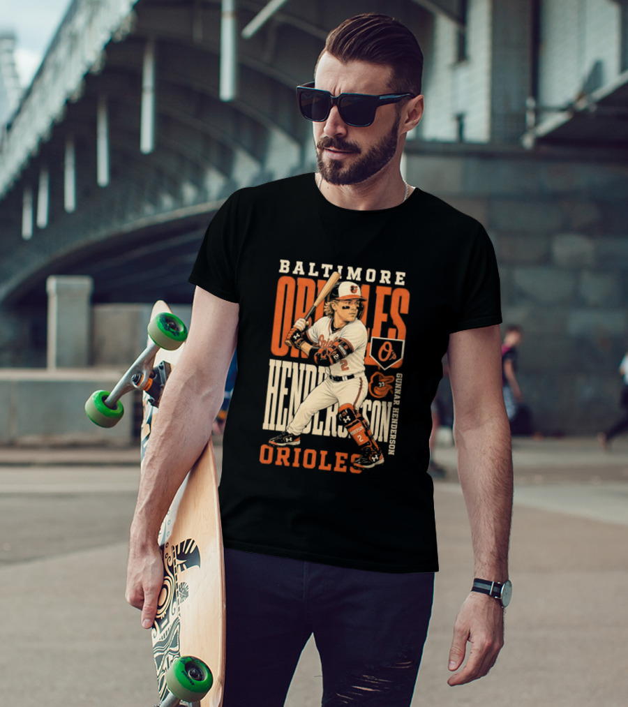 Baltimore Orioles Gunnar Henderson 2026 MLB Season T-Shirt