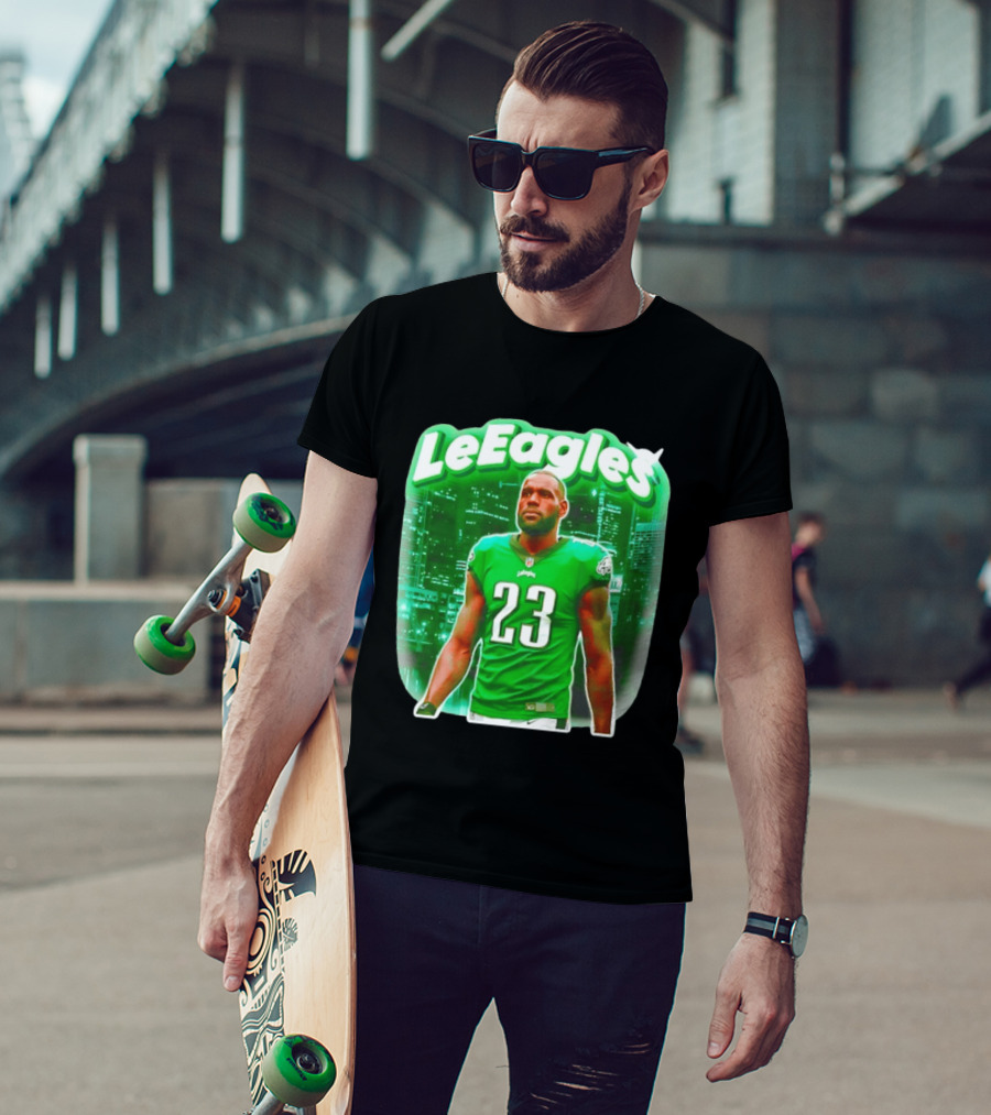 LeBron James LeEagles Philadelphia Eagles 23 Jersey T-Shirt