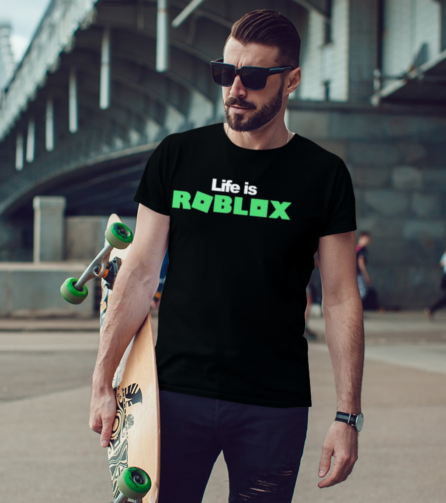 Life Is Roblox Gaming Meme DJ Akademiks T-Shirt
