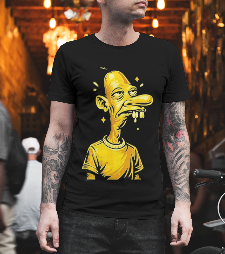 Neegy Manny Gold Statue Cartoon Character Original T-Shirt