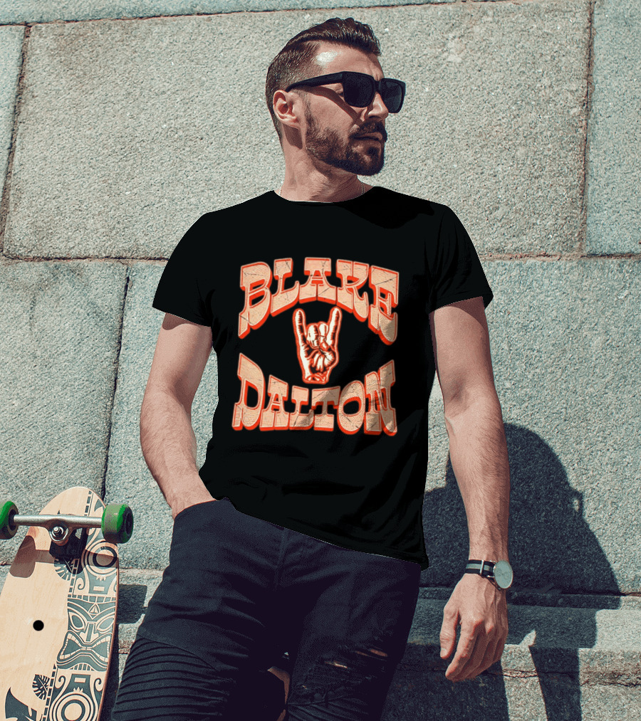 Blake Dalton Hook Em Hand Gesture T-Shirt