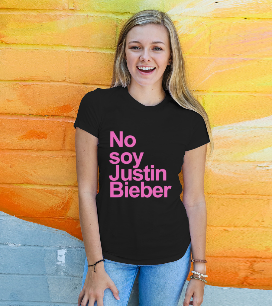 No Soy Justin Bieber Pop Music Celebrity Merchandise T-Shirt