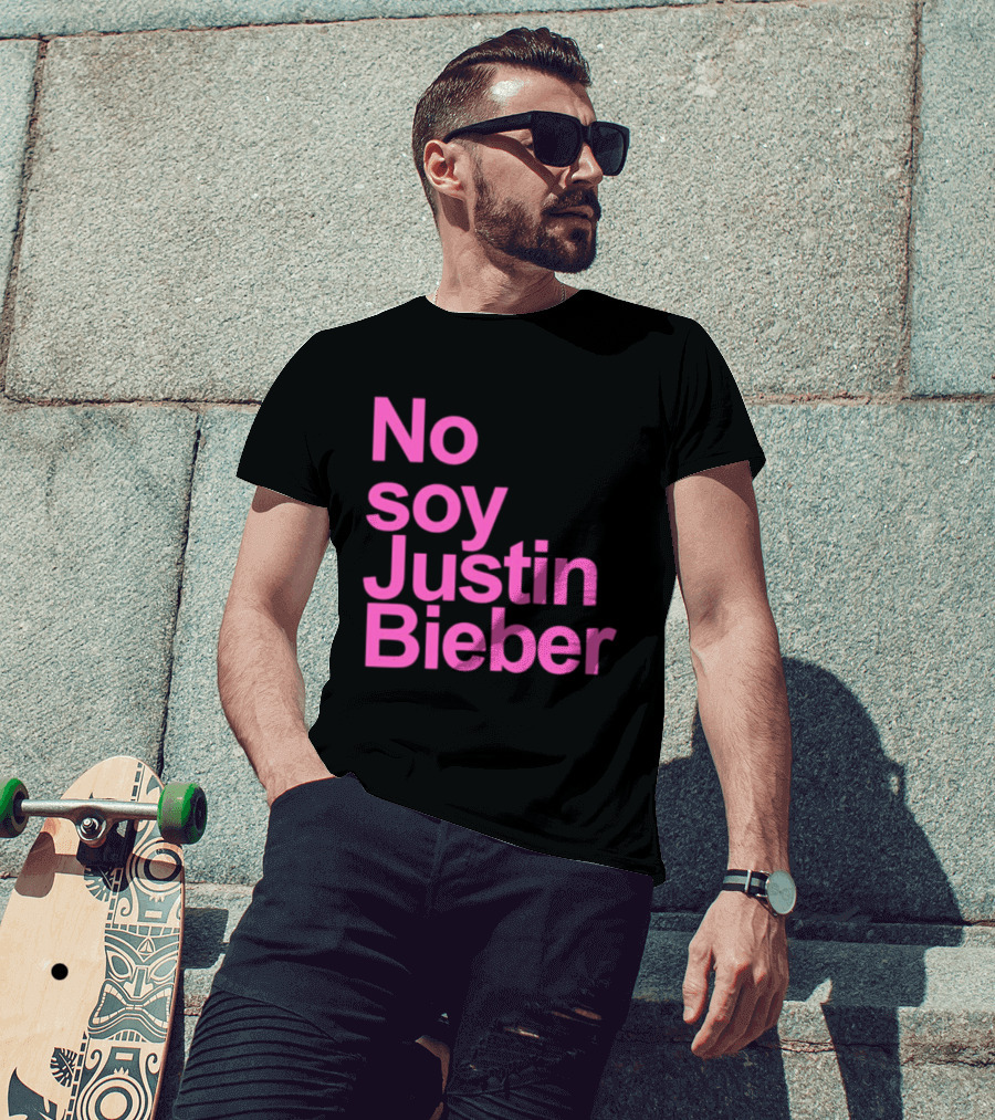 No Soy Justin Bieber Pop Music Celebrity Merchandise T-Shirt