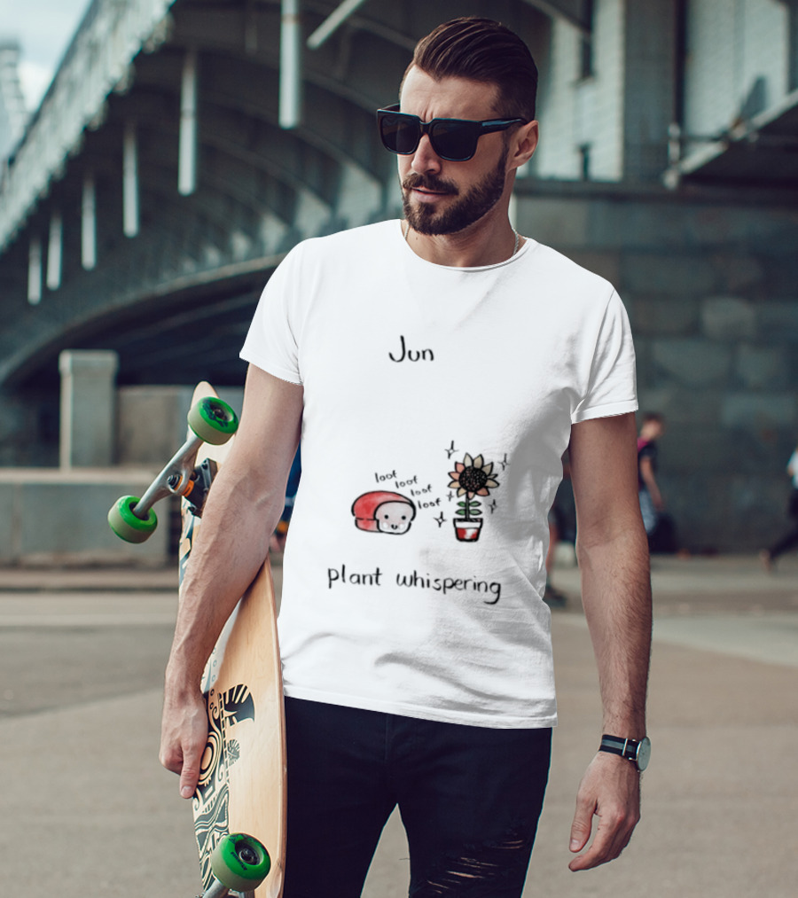 Jun Plant Whispering Bread Sunflower Loof Visual T-Shirt