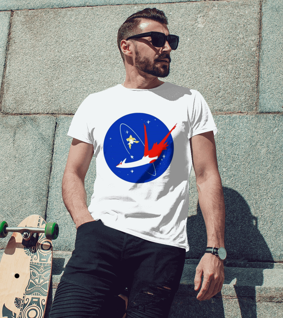Latias Jirachi Cosmic Voyage In Space T-Shirt
