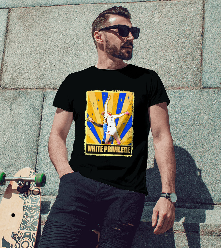 Caitlin Clark Indiana Fever WNBA White Privilege T-Shirt