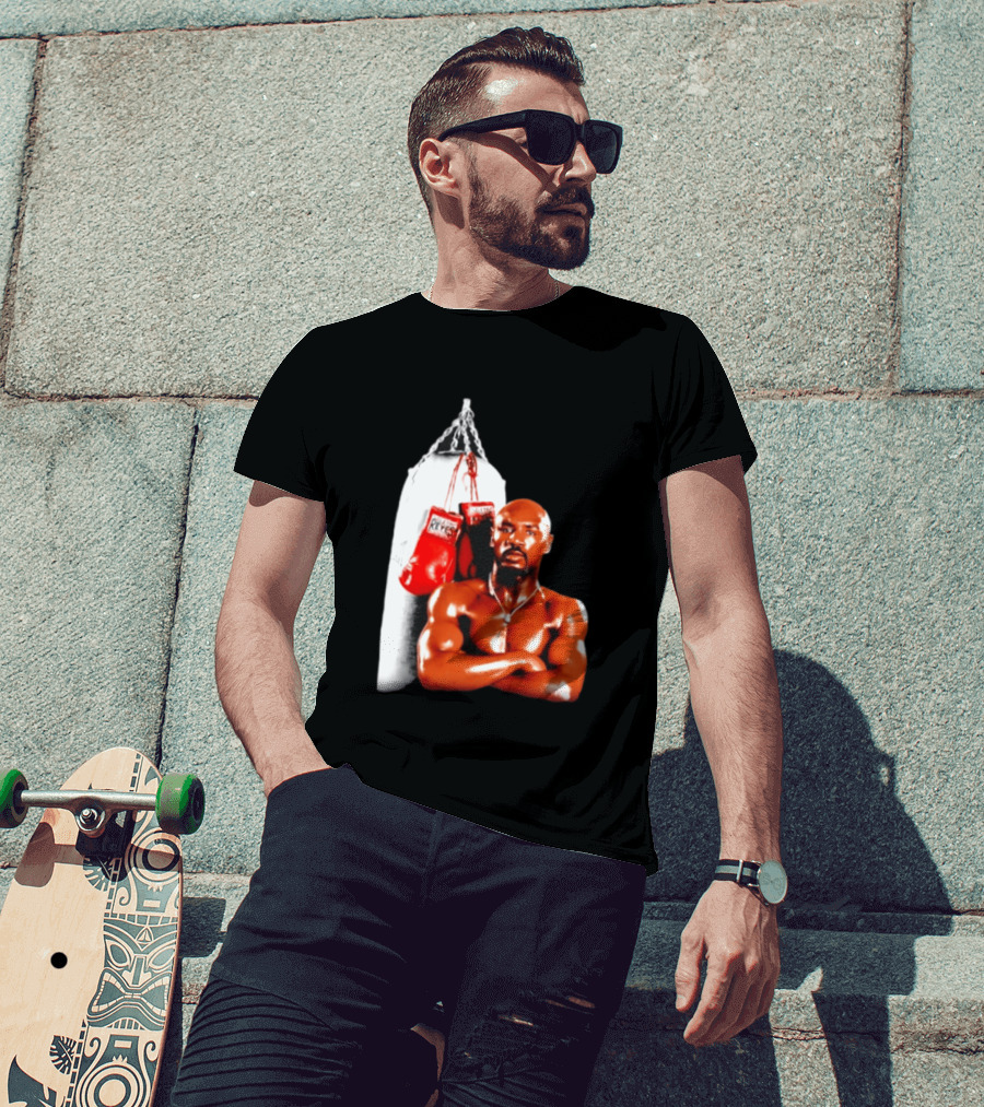 Marvelous Marvin Hagler With Cleto Reyes Boxing Gloves Iconic Champion T-Shirt