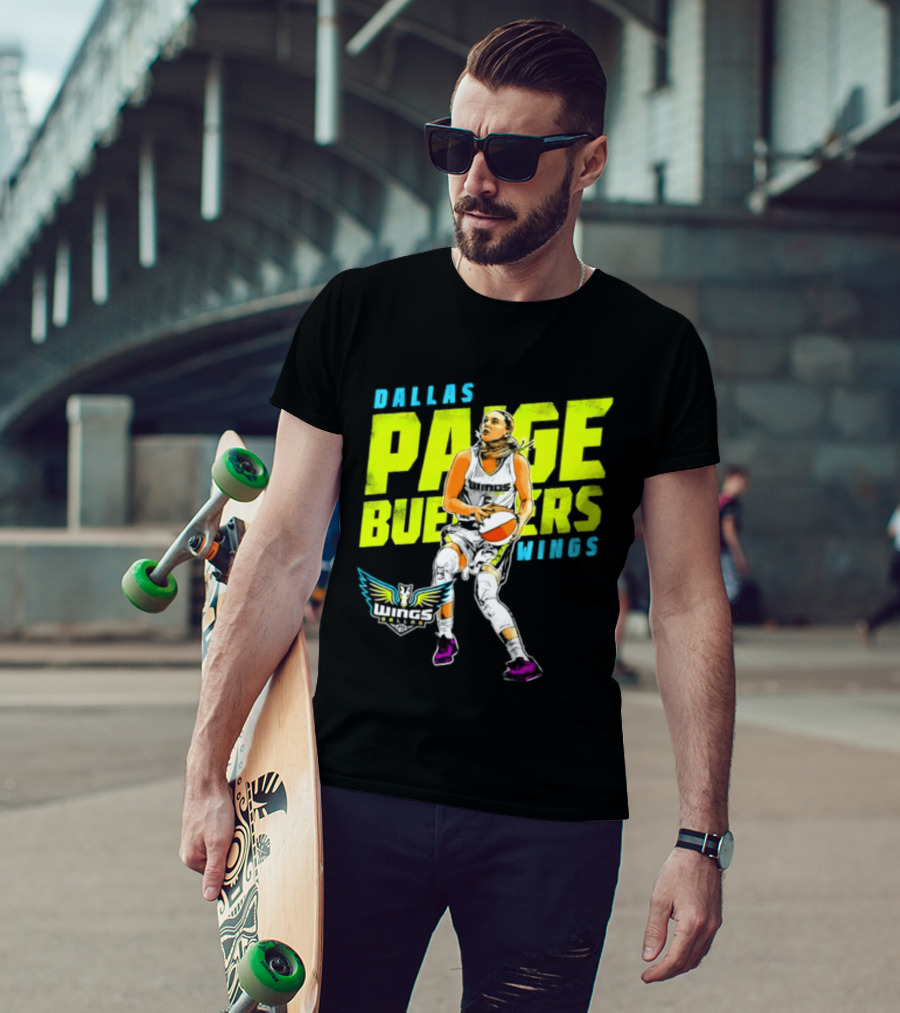 Dallas Wings Paige Bueckers WNBA Basketball Player T-Shirt