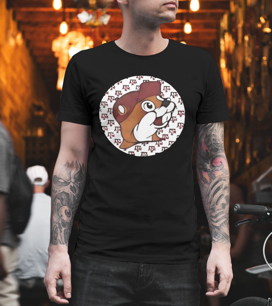 Texas A&M X Buc Ee's Unique TX Football Mashup Two Sided T-Shirt