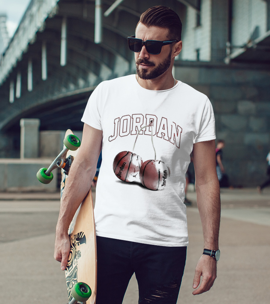 Jordan Cherry Basketball Established 1984 T-Shirt