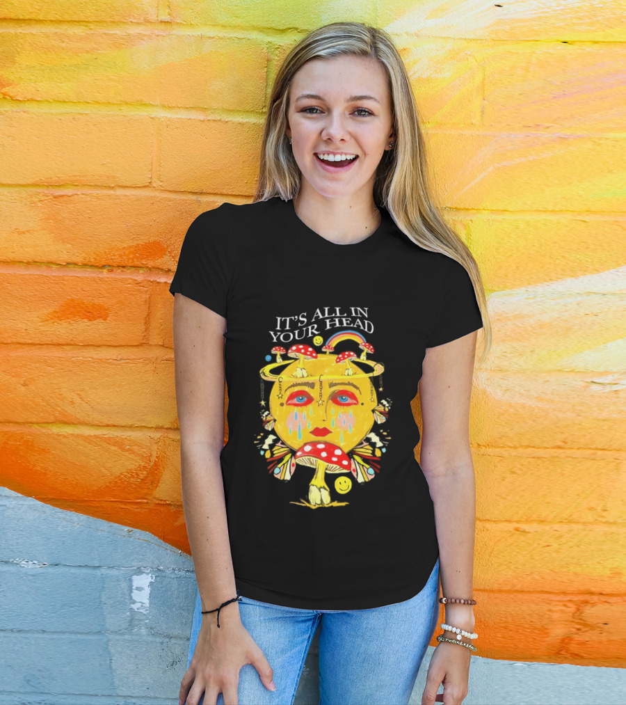 It's All In Your Head Mushroom Psychedelic T-Shirt