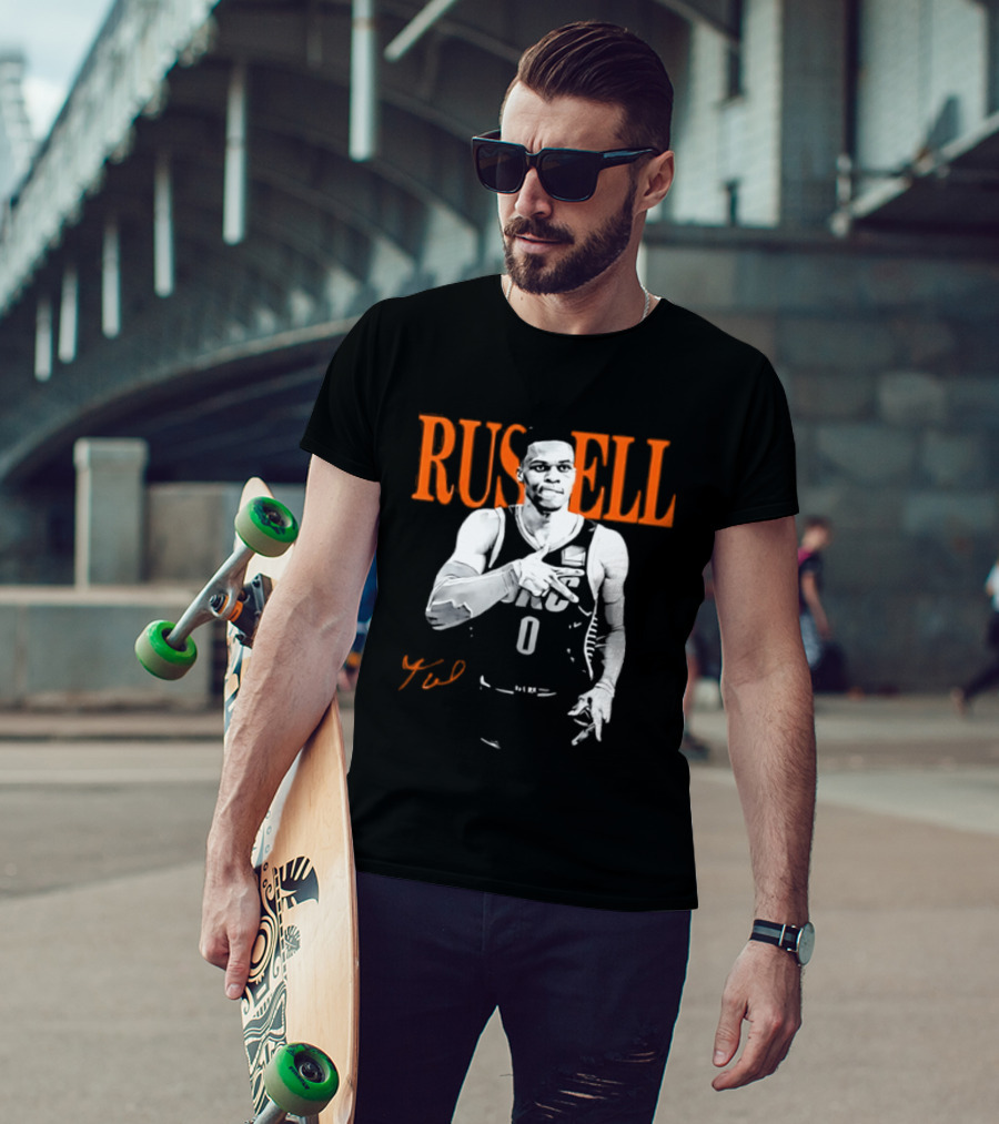 Russell Westbrook Oklahoma City Thunder 0 Basketball Fan T-Shirt