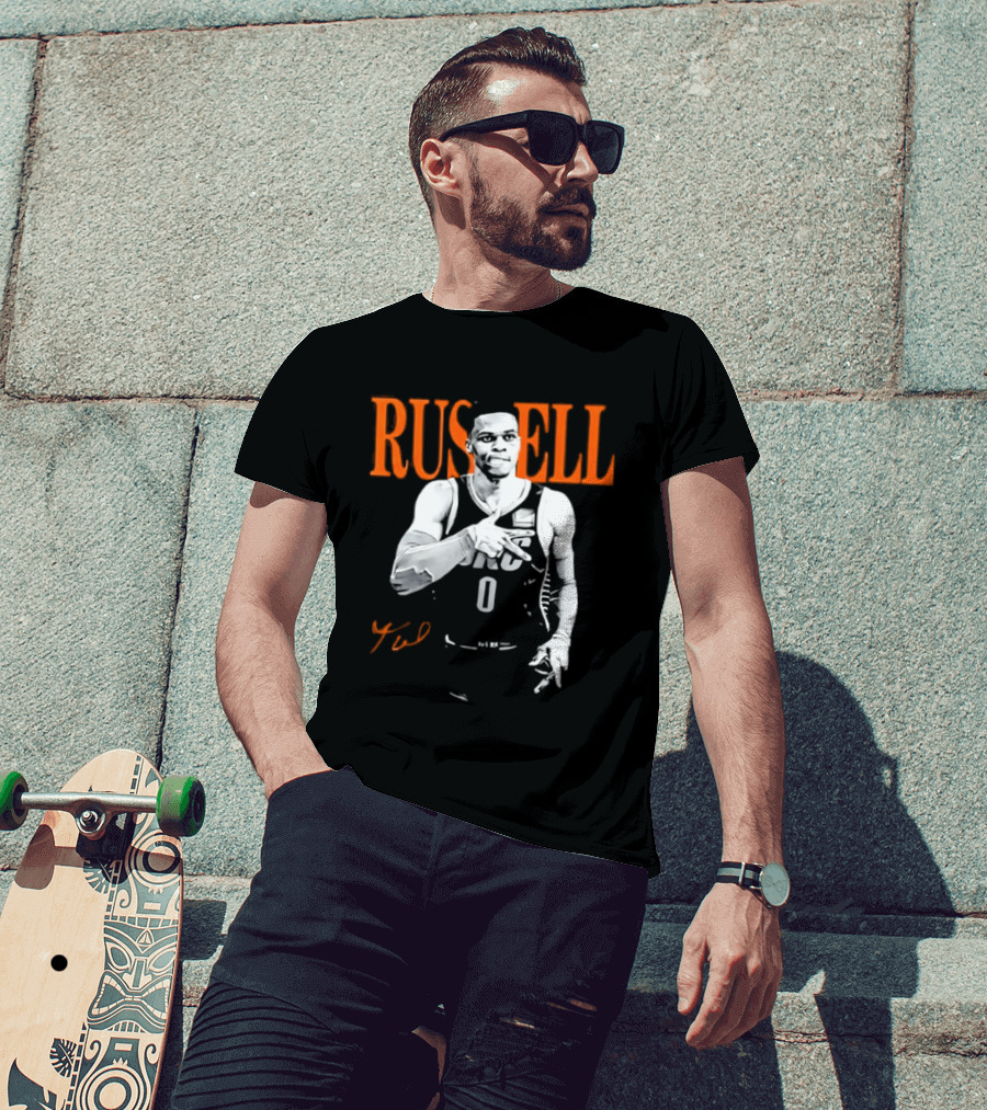 Russell Westbrook Oklahoma City Thunder 0 Basketball Fan T-Shirt