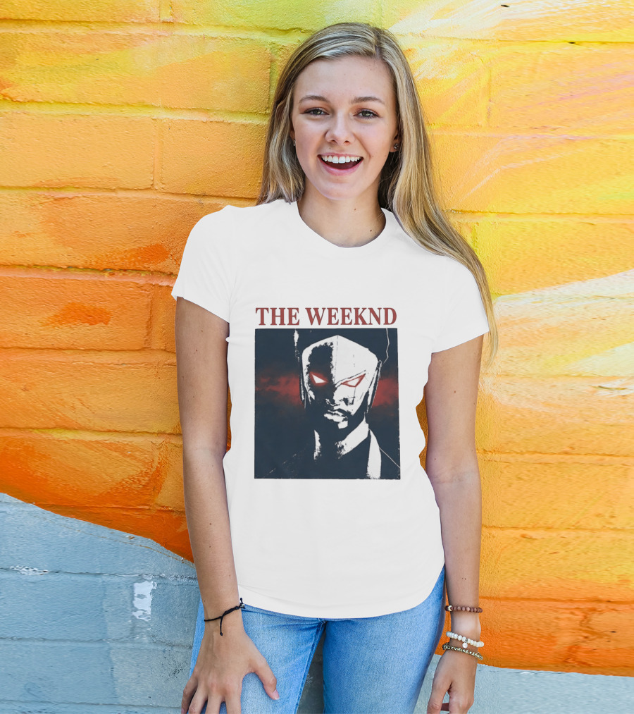The Weeknd Suda51 Mask Concept Art London August 2026 T-Shirt