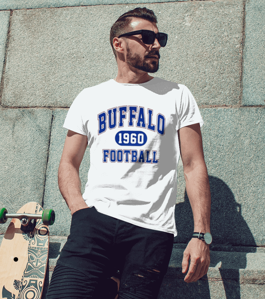 Buffalo 1960 Football Bills Classic Vintage Sports T-Shirt