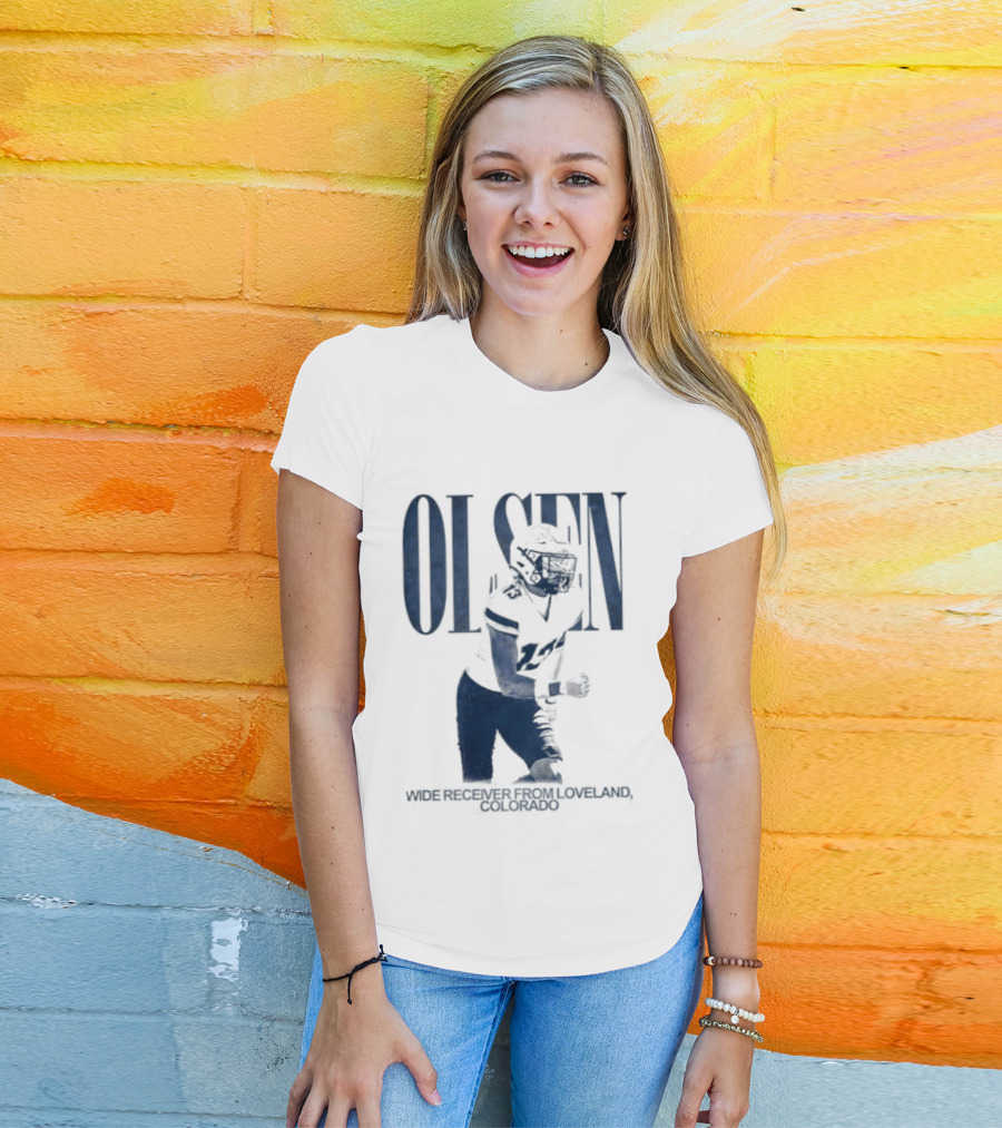 Olsen Wide Receiver Loveland Colorado Player Football T-Shirt