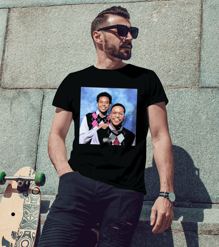 Anderson Paak Cordae Step Brothers Parody Album Cover T-Shirt