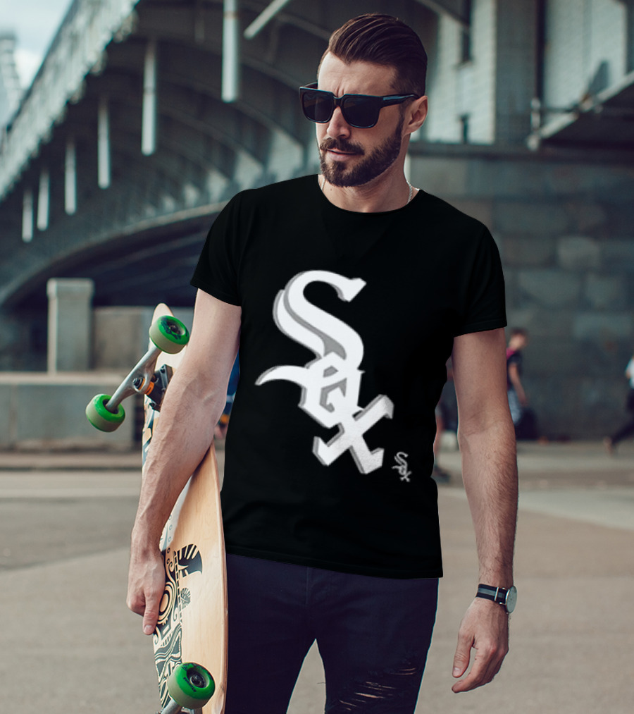 Chicago White Sox Cartoon 2 Sided Sox T-Shirt