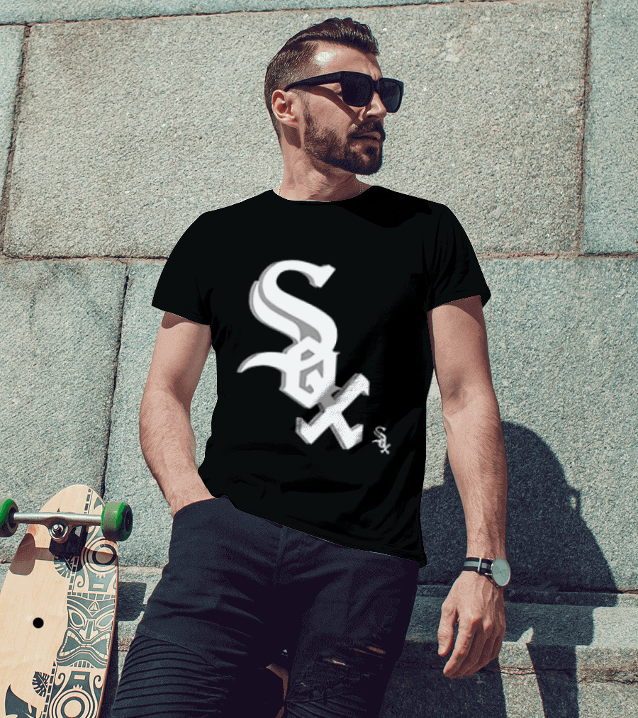 Chicago White Sox Cartoon 2 Sided Sox T-Shirt