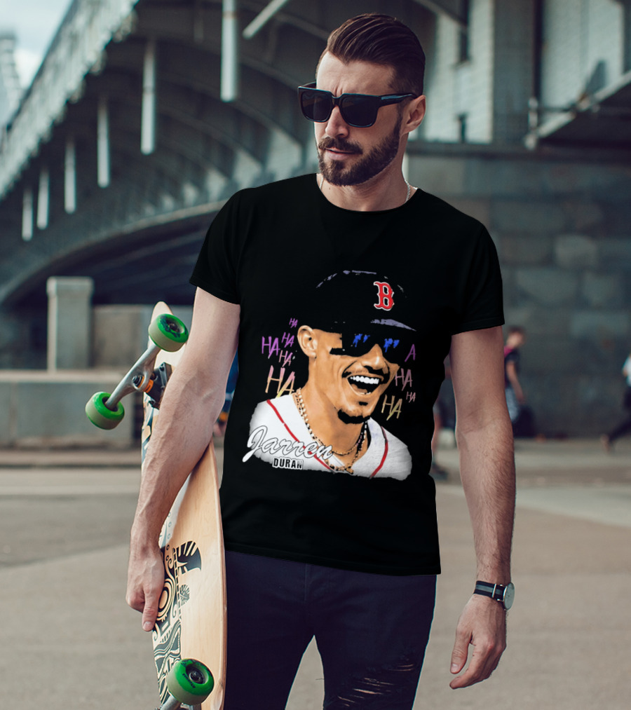 Jarren Duran They Laughed I Kept Going Boston Baseball Humor T-Shirt