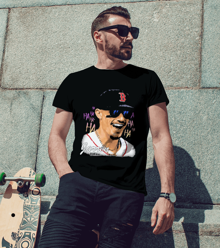 Jarren Duran They Laughed I Kept Going Boston Baseball Humor T-Shirt
