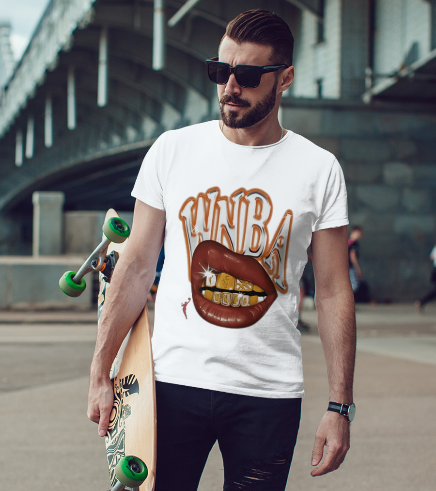 WNBA Grill Mouth Gold Teeth T-Shirt