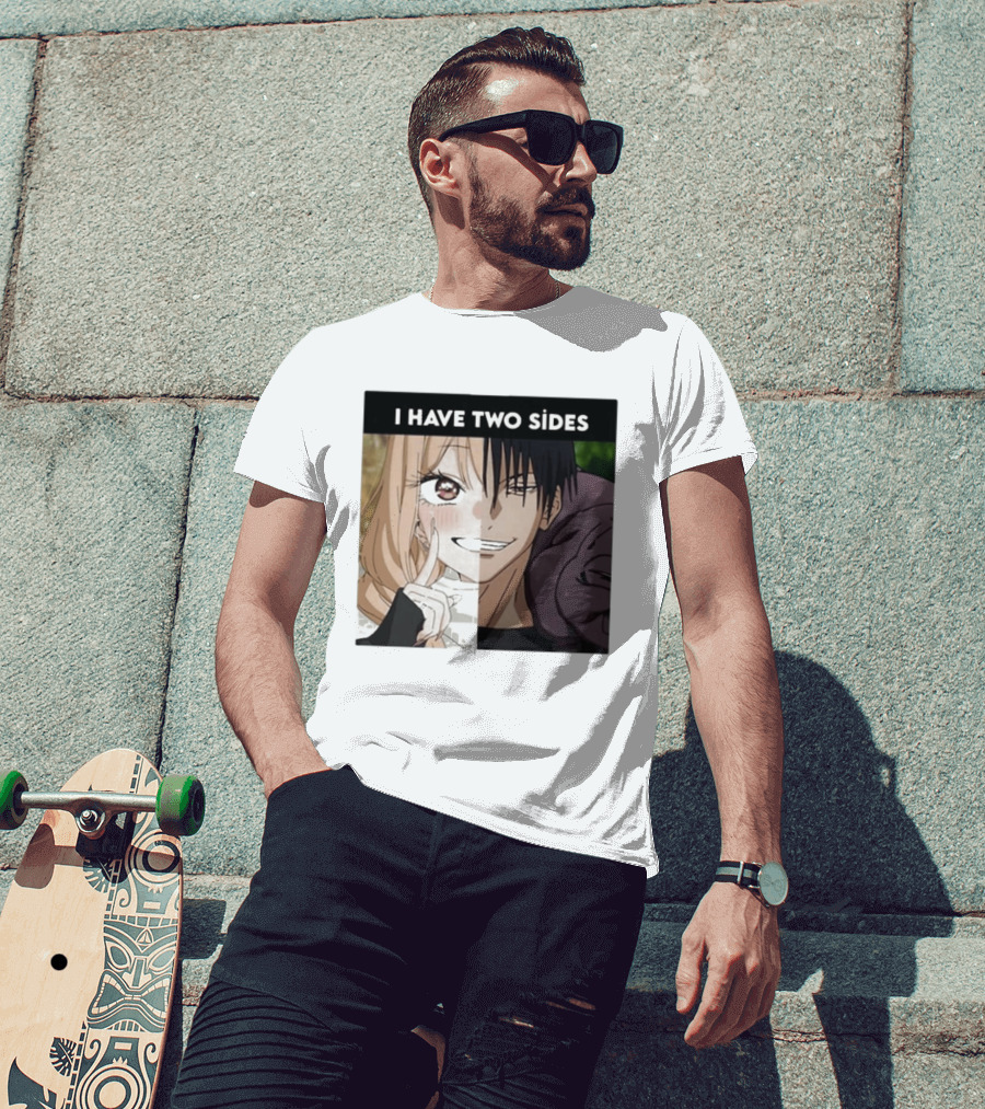 I Have Two Sides Toji Fushiguro And Marin Kitagawa Manga Characters T-Shirt