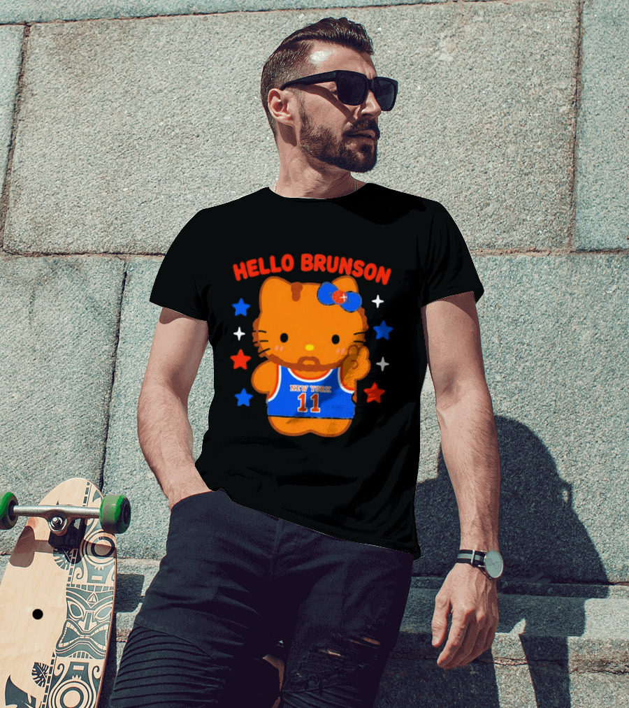 Hello Kitty Jalen Brunson New York 11 Collaboration T-Shirt