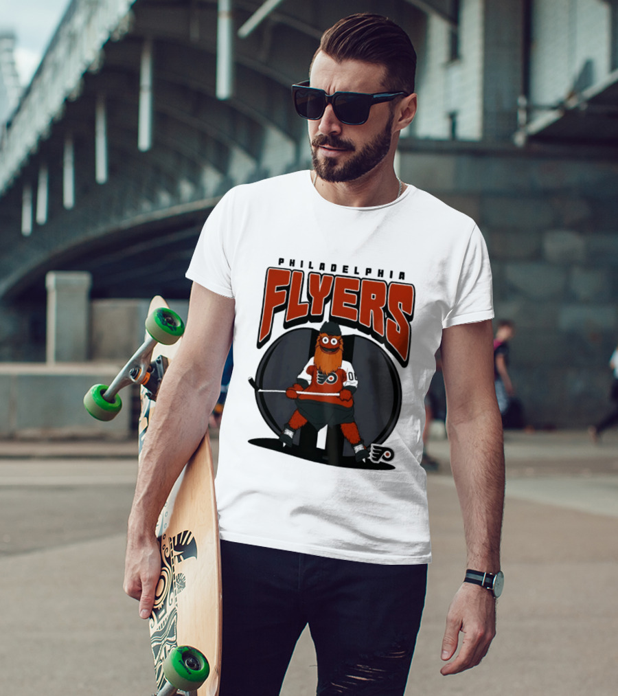 Philadelphia Flyers Gritty Mania NHL 2026 Hockey Mascot Fan Gear T-Shirt