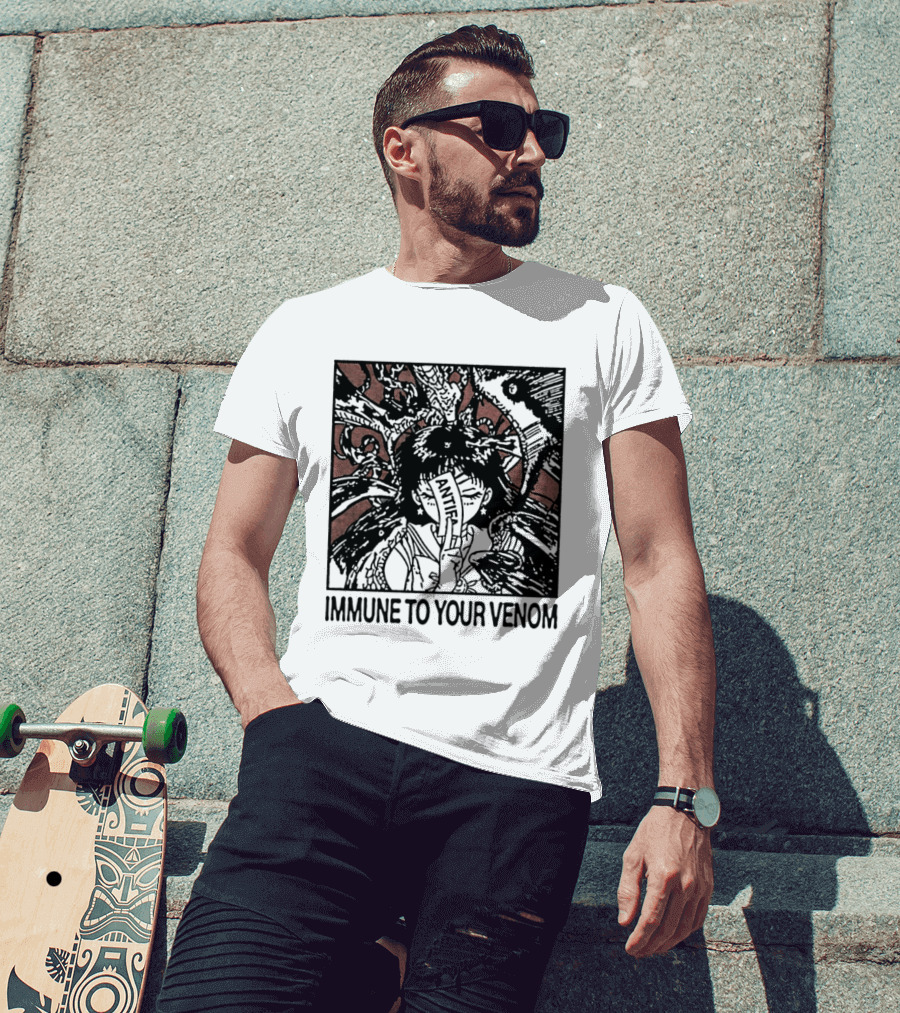 Antifa Immune To Your Venom Antifascist T-Shirt