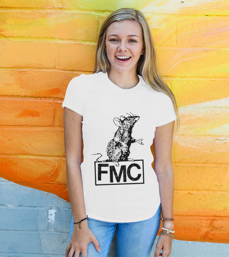 FMC Rat Rodent Sketch Drawing T-Shirt