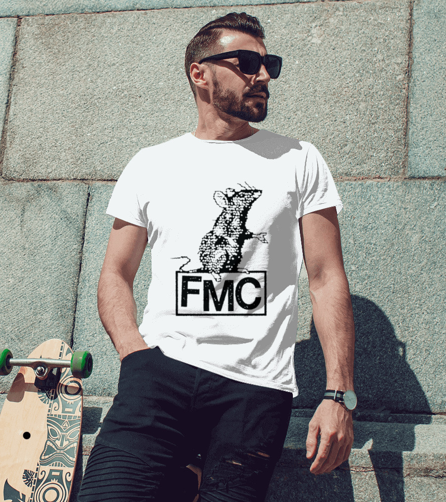 FMC Rat Rodent Sketch Drawing T-Shirt