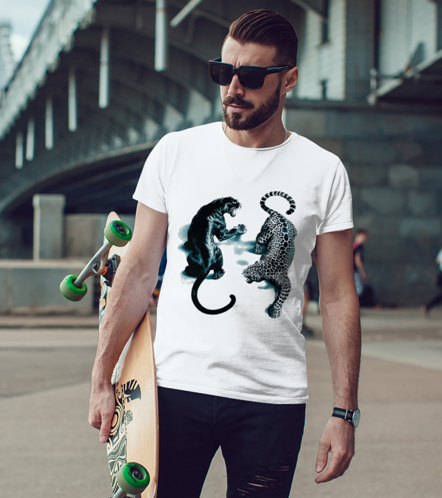 Panthers Vs Jaguars Big Cat Showdown T-Shirt