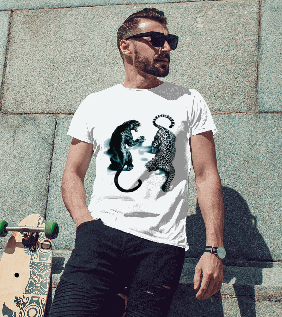 Panthers Vs Jaguars Big Cat Showdown T-Shirt