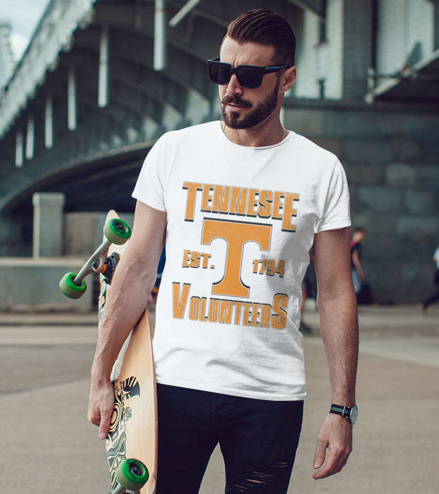 Tennessee Volunteers Est 1794 NCAA College Football Bold Orange T T-Shirt