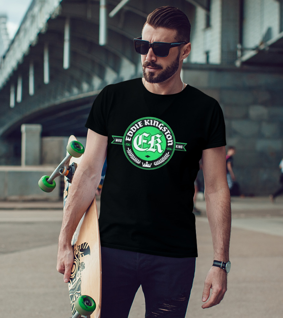 Eddie Kingston Mad King ER 73C 914 Crown Laurel T-Shirt