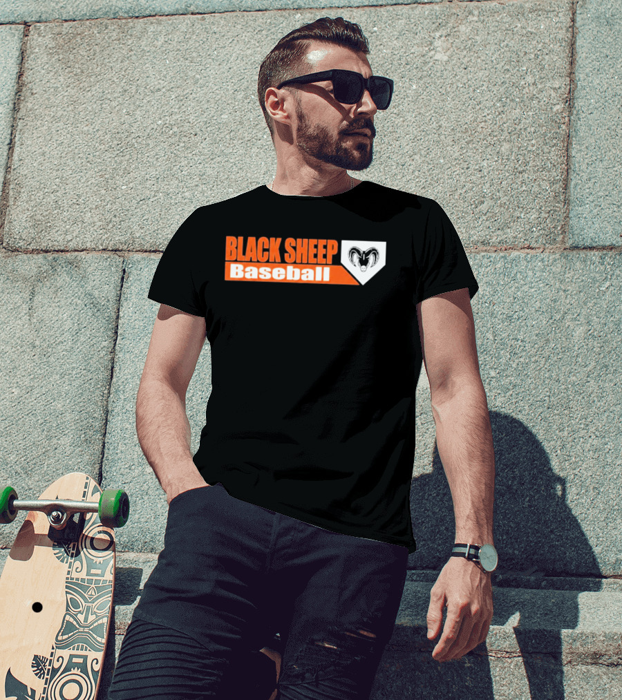 Dee Strange Gordon Black Sheep Baseball Ram T-Shirt