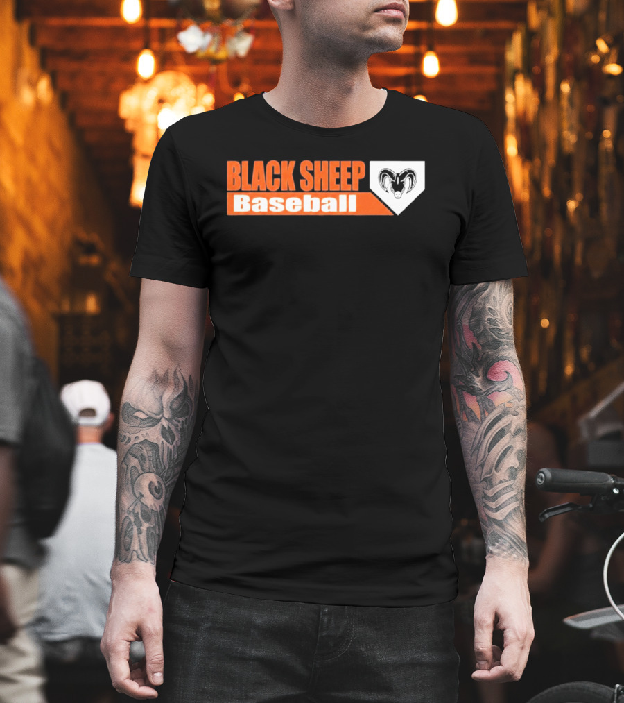 Dee Strange Gordon Black Sheep Baseball Ram T-Shirt
