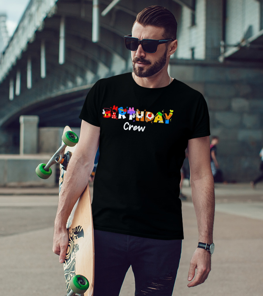 Matt Damon Mickey Mouse And Friends Birthday Crew Celebration T-Shirt