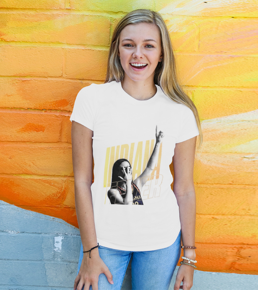 Indiana Fever Caitlin Clark Pointing Indiana Player Gesture T-Shirt